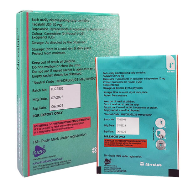 綠膜含片-4 印度雙效綠膜 Nirvalab 口溶膜 長效助勃增硬+持久延時 印度口含片