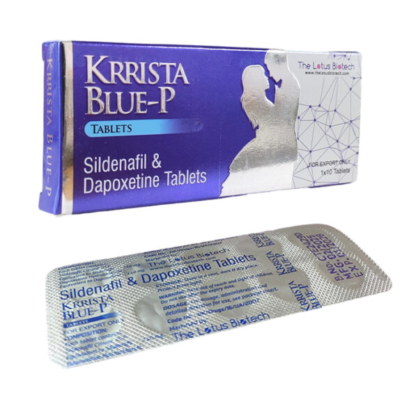 巔峰藍P-4 印度進口 巔峰藍P雙效片 KRRISTA BLUE-P 超級威而剛雙效 增硬助勃+延時持久