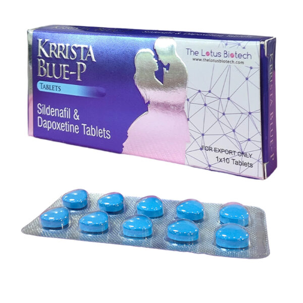 巔峰藍P-5 印度進口 巔峰藍P雙效片 KRRISTA BLUE-P 超級威而剛雙效 增硬助勃+延時持久